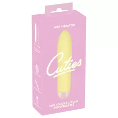 Cuties Mini Yellow - Rechargeable Silicone Vibrator (Yellow)