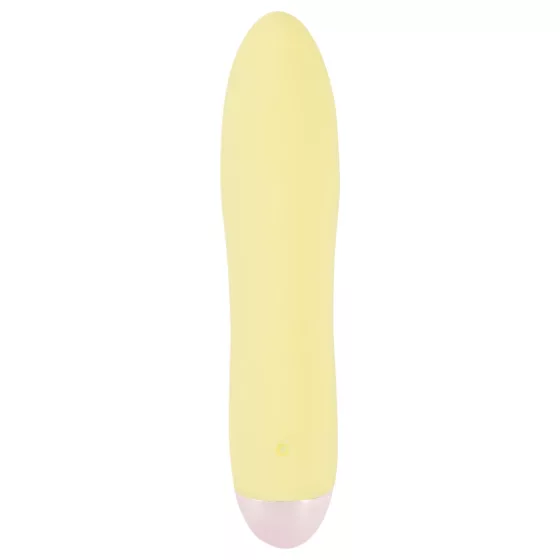 Cuties Mini Yellow - Rechargeable Silicone Vibrator (Yellow)
