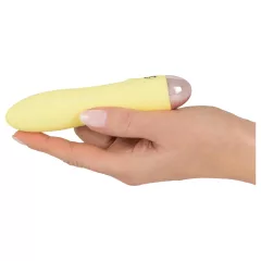 Cuties Mini Yellow - Rechargeable Silicone Vibrator (Yellow)