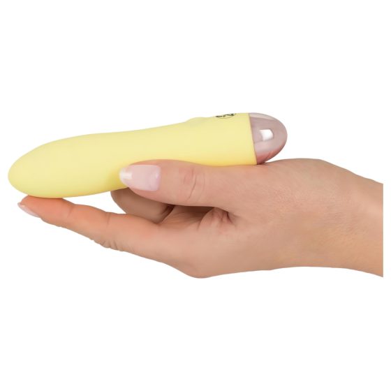 Cuties Mini Yellow - Rechargeable Silicone Vibrator (Yellow)