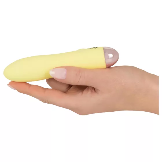 Cuties Mini Yellow - Rechargeable Silicone Vibrator (Yellow)