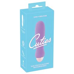   Cuties Mini Purple - Rechargeable Silicone Wand Vibrator (Purple)
