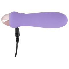   Cuties Mini Purple - Rechargeable Silicone Wand Vibrator (Purple)