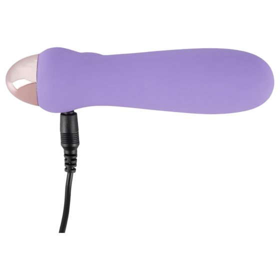 Cuties Mini Purple - Rechargeable Silicone Wand Vibrator (Purple)