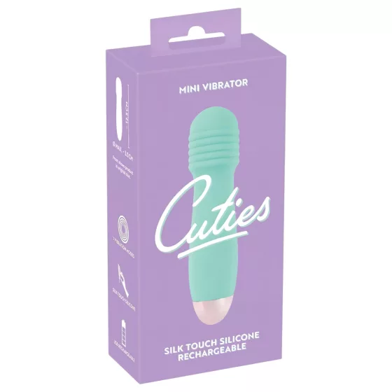 You2Toys - Cuties Mini Wand - rechargeable mini massager vibrator (green)
