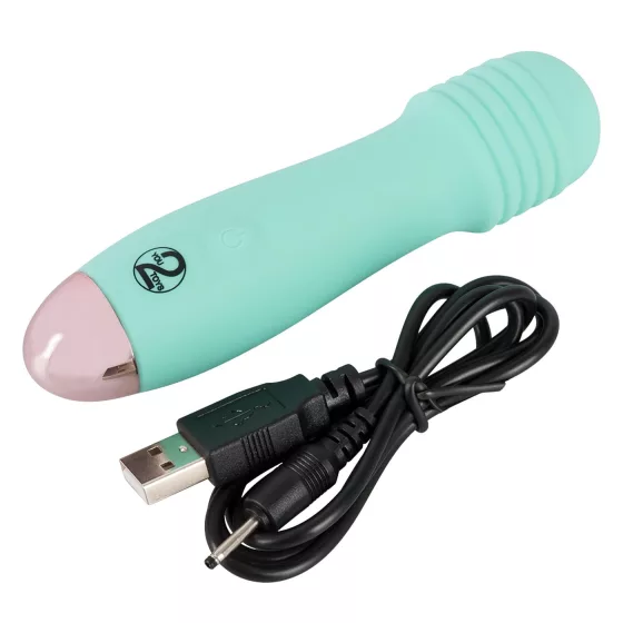 You2Toys - Cuties Mini Wand - rechargeable mini massager vibrator (green)