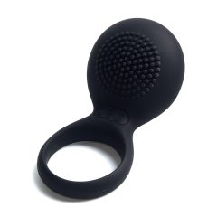   Svakom Tyler - Rechargeable Waterproof Vibrating Cock Ring (Black)