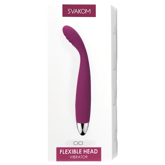 Svakom Cici - Rechargeable, Flexible G-Spot Vibrator (Violet)