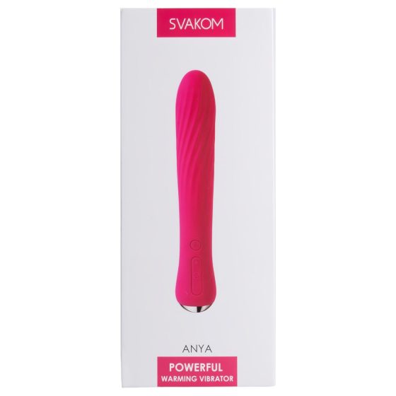 Svakom Anya - Rechargeable Warming Rod Vibrator (Red)