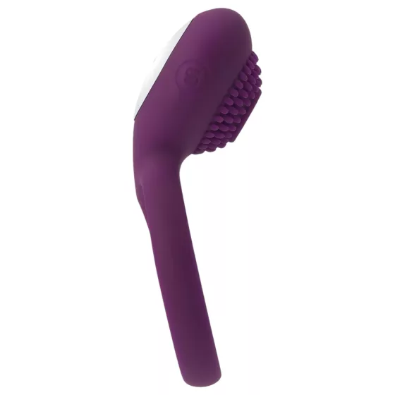 Svakom Tammy - Rechargeable Vibrating Penis Ring & Testicle Massager (Purple)