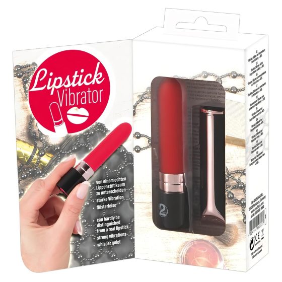 You2Toys - Rechargeable Lipstick Vibrator (Red)