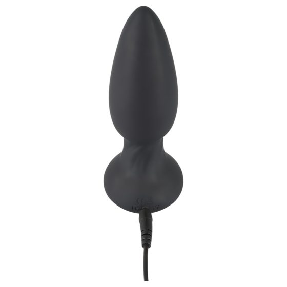 Black Velvet - Rotating Beaded Anal Vibrator (Black)