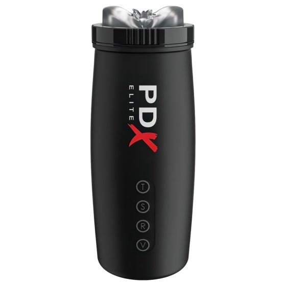 PDX Elite Moto Bator 2 - Suction & Motion Male Stroker (Black)