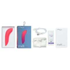   We-Vibe Melt - rechargeable, waterproof smart clitoral stimulator (coral)