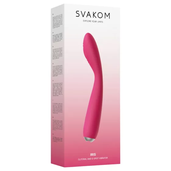 Svakom Iris - Rechargeable, Waterproof G-Spot Vibrator (Red)