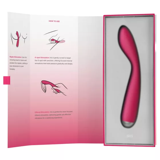 Svakom Iris - Rechargeable, Waterproof G-Spot Vibrator (Red)