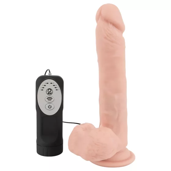 Medical Thrusting - suction-cup thrusting & rotating vibrator (flesh-coloured)