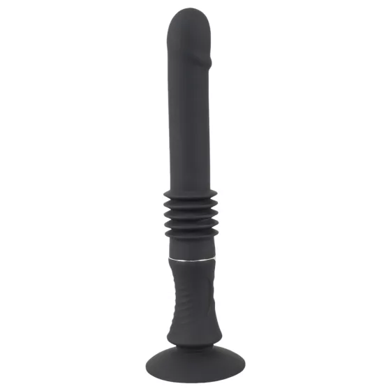 You2Toys Thrusting Vibrator with Suction Cup (Black)