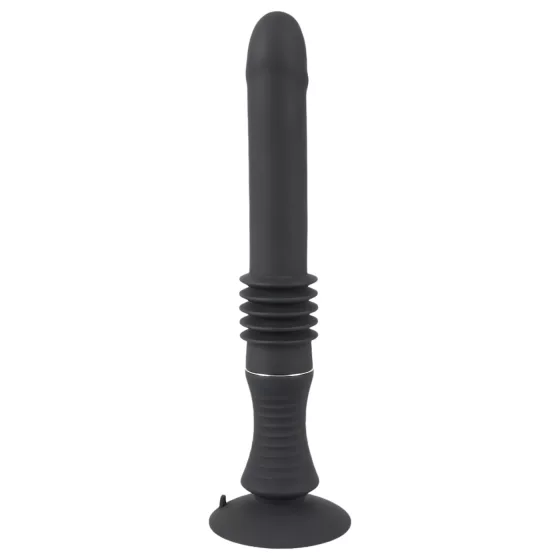 You2Toys Thrusting Vibrator with Suction Cup (Black)