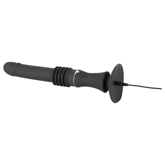 You2Toys Thrusting Vibrator with Suction Cup (Black)