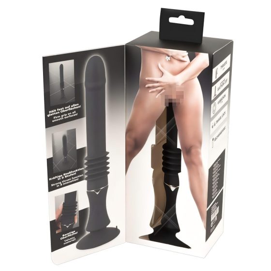 You2Toys Thrusting Vibrator with Suction Cup (Black)