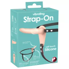 You2Toys - Rechargeable Strap-On Vibrator (Flesh-Coloured)