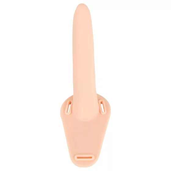 You2Toys - Rechargeable Strap-On Vibrator (Natural)