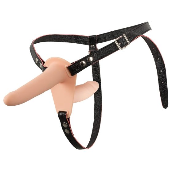 You2Toys - Strap-On - Double Vibrator (Natural)