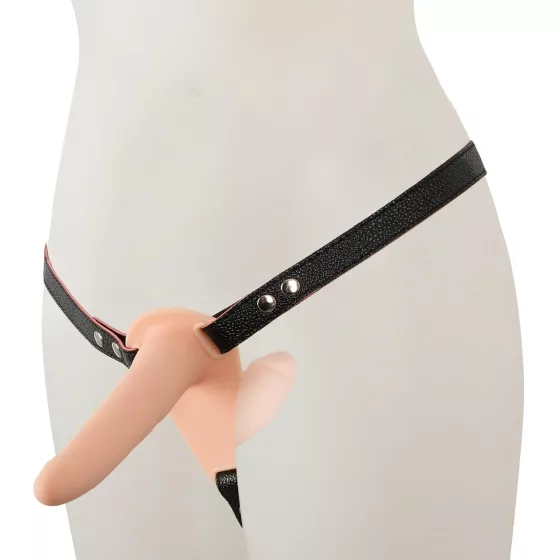 You2Toys - Strap-On - strap-on double vibrator (flesh-coloured)