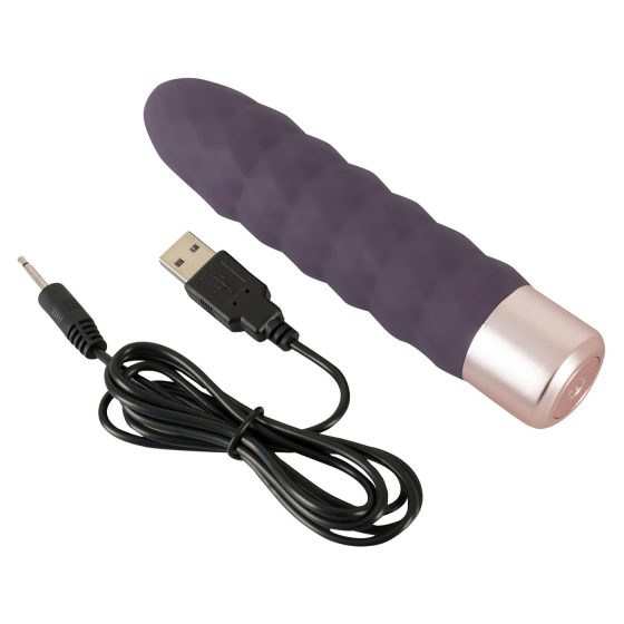 You2Toys Elegant Diamond - Rechargeable Wand Vibrator (Purple)