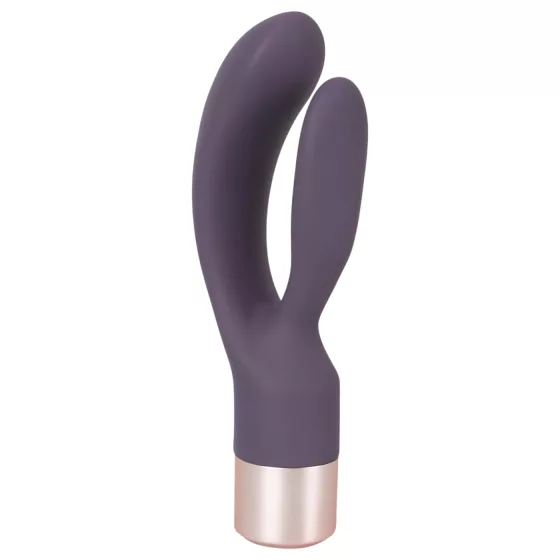 You2Toys Elegant Rechargeable Dual Vibrator with Clitoral Arm (Purple)