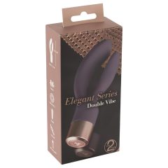   You2Toys Elegant Rechargeable Dual Vibrator with Clitoral Arm (Purple)