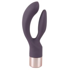   You2Toys Elegant Double - cordless vibrator with wand (dark purple)