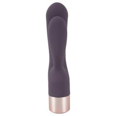   You2Toys Elegant Rechargeable Dual Vibrator with Clitoral Arm (Purple)