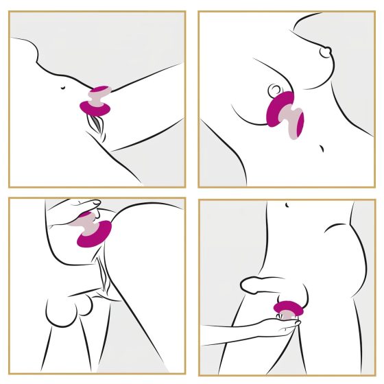 Couples Choice - Rechargeable Mini Massage Vibrator (Pink)