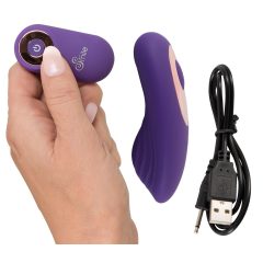 SMILE Panty - rechargeable radio clitoral vibrator (purple)