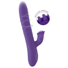 Smile Pearl - Pearl-textured Vibrator (Purple)
