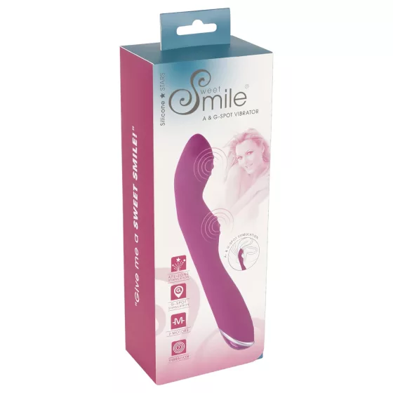 SMILE - Flexible A & G-Spot Vibrator (Pink)