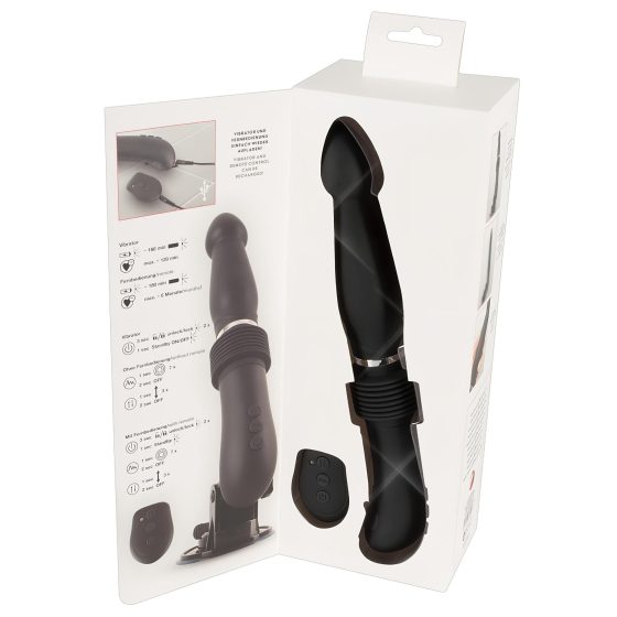 You2Toys - RC Thrusting Vibrator (Rechargeable, Black)
