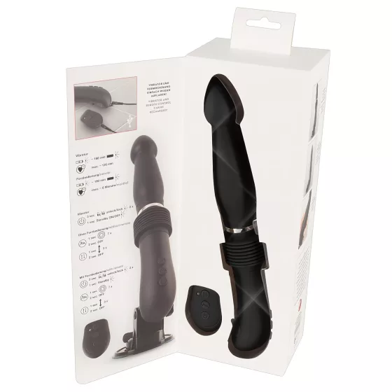 You2Toys - RC Thrusting Vibrator (Rechargeable, Black)