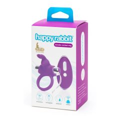   Happyrabbit - Rechargeable Radio-Controlled Ring (Purple-Silver)