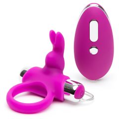   Happyrabbit - Rechargeable Radio-Controlled Ring (Purple-Silver)