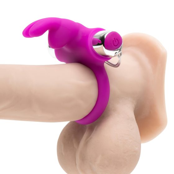 Happyrabbit - Rechargeable Radio-Controlled Ring (Purple-Silver)