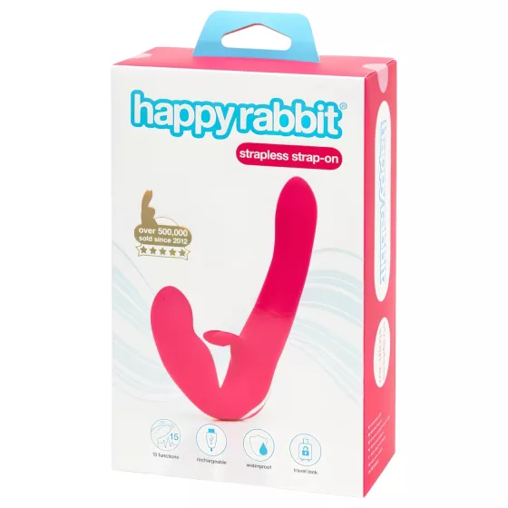 Happyrabbit Strapless - Wearable Vibrator (Pink)
