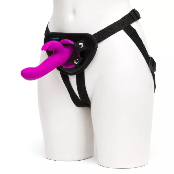 Happyrabbit Strap-On - Bunny Vibrator (Purple)