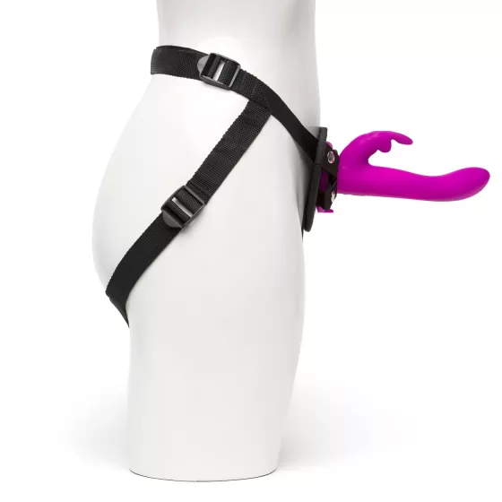 Happyrabbit Strap-On - Bunny Vibrator (Purple)