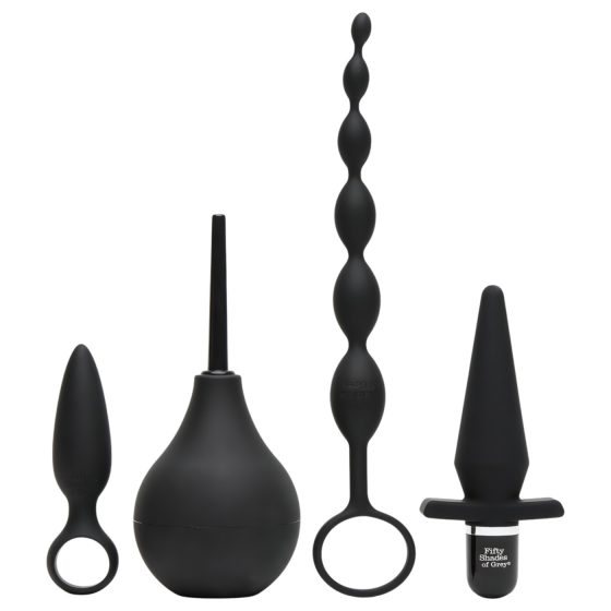 Fifty Shades of Grey Take It Slow - 4in1 Anal Set (Black)