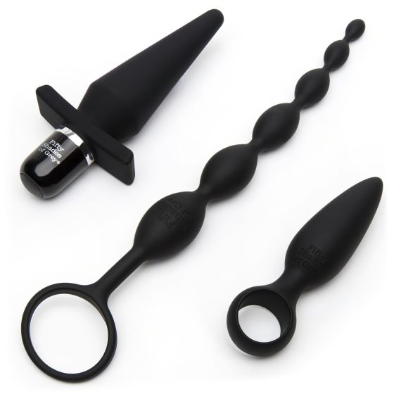 Fifty Shades of Grey Take It Slow - 4in1 Anal Set (Black)