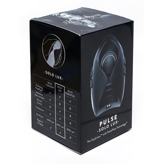 Hot Octopuss Pulse Solo Lux - Wireless Male Massager (Black)