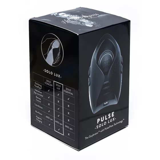 Hot Octopuss Pulse Solo Lux - Wireless Male Massager (Black)